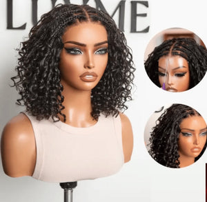 Human Hair Braided Wig