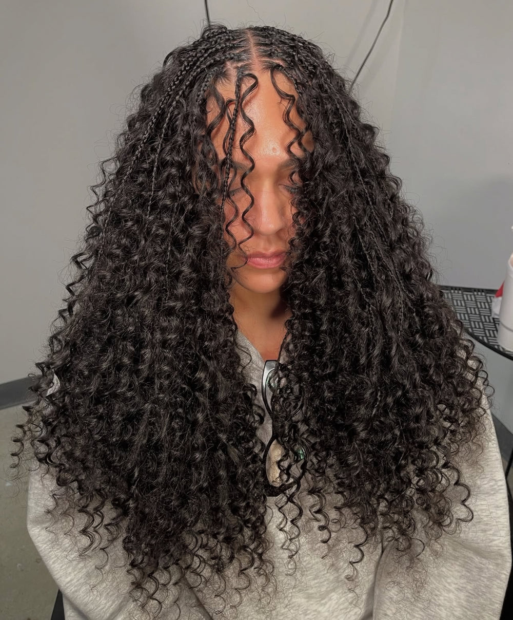 100% Human Hair Curly Bulk -- Pure Virgin Italy