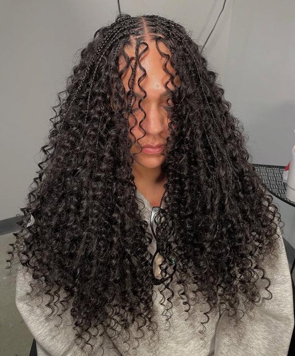 100% Human Hair Curly Bulk -- Pure Virgin Italy