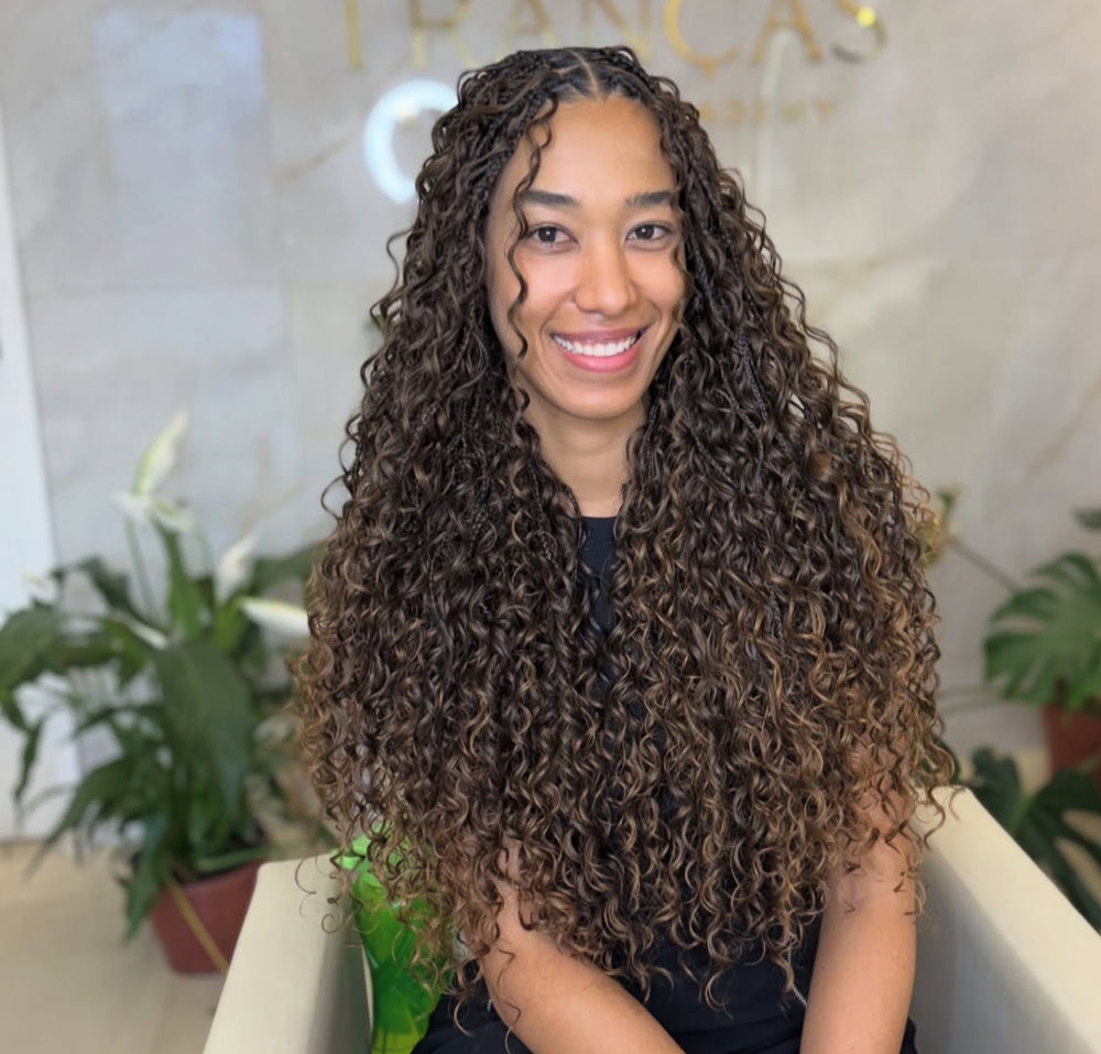 100% Human Hair Curly Bulk -- Pure Virgin Italy