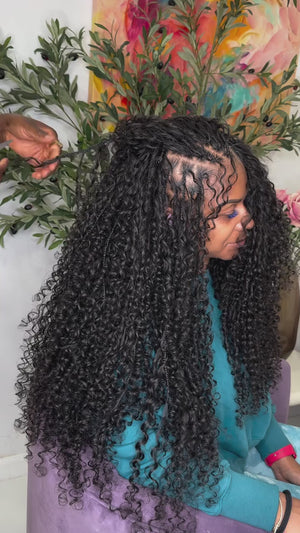 Bundled Pure Virgin Base Curls / 100 grams (HUMAN HAIR BULK)